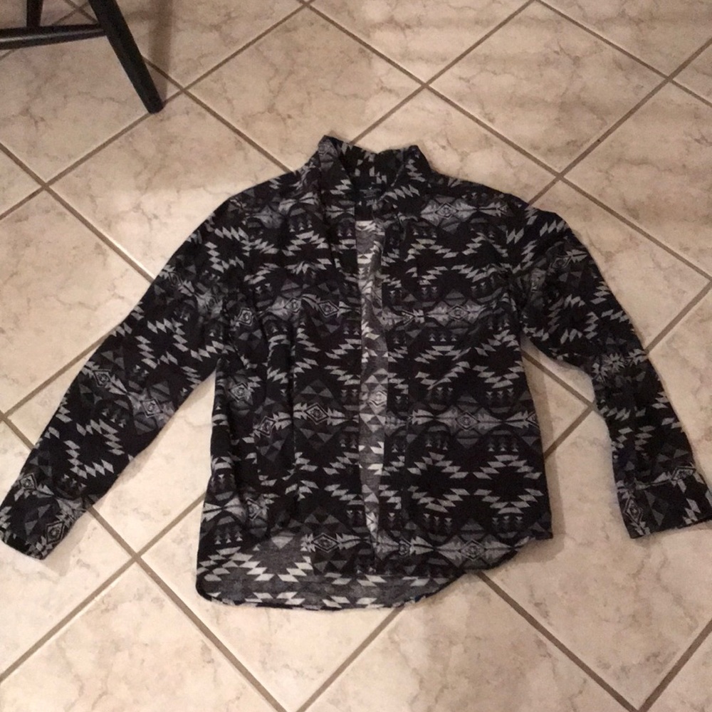 Tribal pattern flannel from American eagle